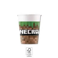 Minecraft Green papirna čaša 8 kom 200 ml FSC