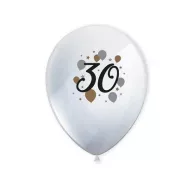   Sretan rođendan Milestone Sretan rođendan 30 balon, 6 komada 11 inča (27,5 cm)