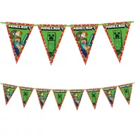 Minecraft Green vijenci zastava FSC 2,3 m