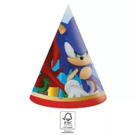Sonic the Hedgehog Sega party šešir, kapa 6 komada FSC