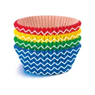 Šareno Rainbow mini papirnati kalupi za muffin, 40 kom