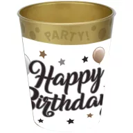   Sretan rođendan Milestone Happy Birthday micro premium plastična čaša 250 ml