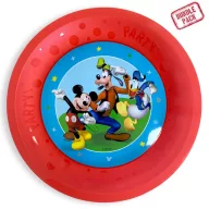   Disney Mickey Rock the House mikro premium plastični ravni tanjur set od 4 komada 21 cm