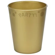 Zabava Gold Zlatna mikro premium plastična čaša 250 ml