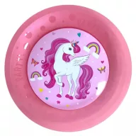   Jednorog Rainbow Colors mikro premium plastični tanjur 4 kom set 21 cm