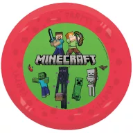  Minecraft Party mikro premium plastični plitki tanjur, set od 4 komada, 21 cm