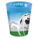 Nogometni motiv Soccer Fans micro premium set plastičnih čaša, 4 komada, 250 ml