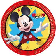   Disney Mickey Jump Into Fun papirnati tanjur 8 komada 20 cm FSC