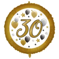   Sretan rođendan Milestone Happy Birthday 30 folija balon 46 cm
