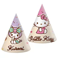 Hello Kitty Kuromi party šešir, kapica 6 komada
