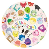 Squishmallows Jazwares papirnati tanjuri 8 komada 23 cm FSC