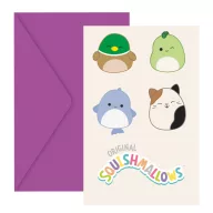   Squishmallows Jazwares pozivnica za party, set od 6 komada FSC