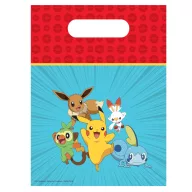   Pokémon Next Generation plastična poklon vrećica, poklon vrećica 6 kom.
