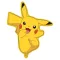 Pokémon Shaped Pika folijski balon 60x77 cm