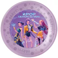   K-Pop Demon Hunters Honmoon mikro premium plastični plitki tanjuri set od 4 kom 21 cm