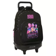   K-Pop Demon Hunters Negra premium školska torba na kotače, 45 cm