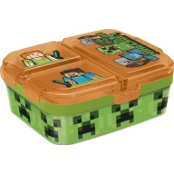   Minecraft Creeper Craft kutija za užinu s više pretinaca, XL kutija za sendviče