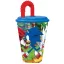 Sonic the Hedgehog Adventure čaša sa slamkom, plastika 430 ml