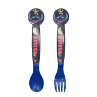   Disney Lilo i Stitch Palms Disney Lilo i Stitch plastični pribor za jelo - komplet od 2 dijela